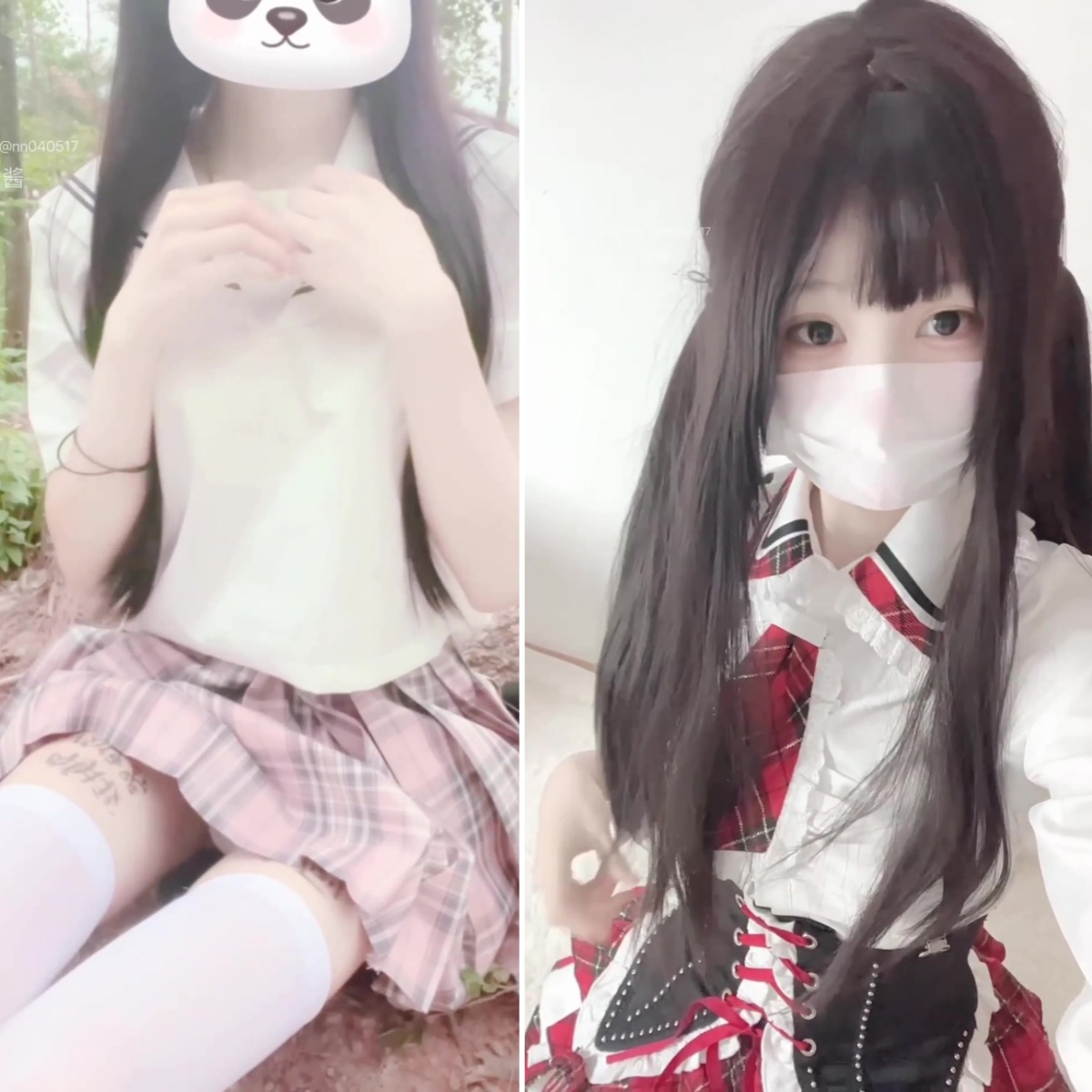 【小灵酱（奈酱）】自摸插穴小树林自慰 BB超粉嫩第三弹