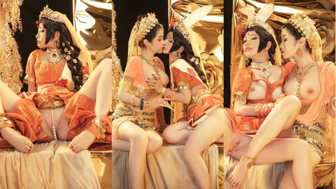 高质量coser@爆机少女喵小吉×钛合金TiTi – 天竺少女 [5V169P_1.95GB]