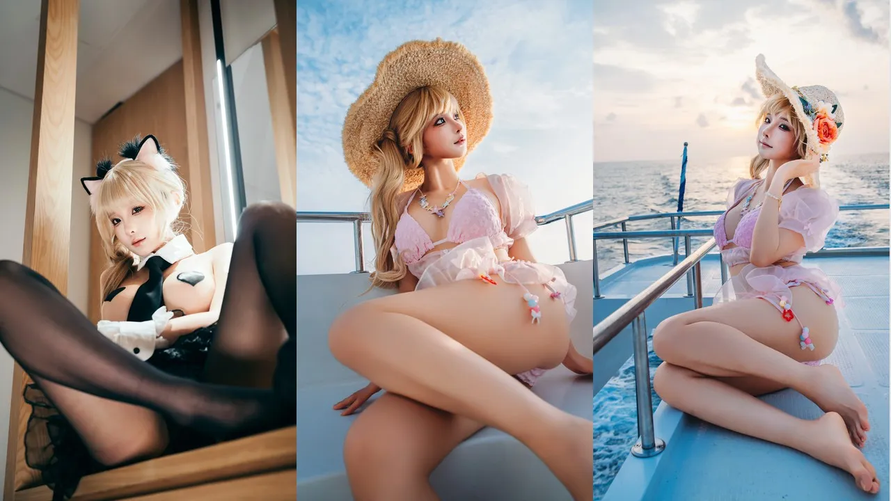 高质量coser@蠢沫沫 25年自拍系列9套合集 [2V1307P_3.07GB]