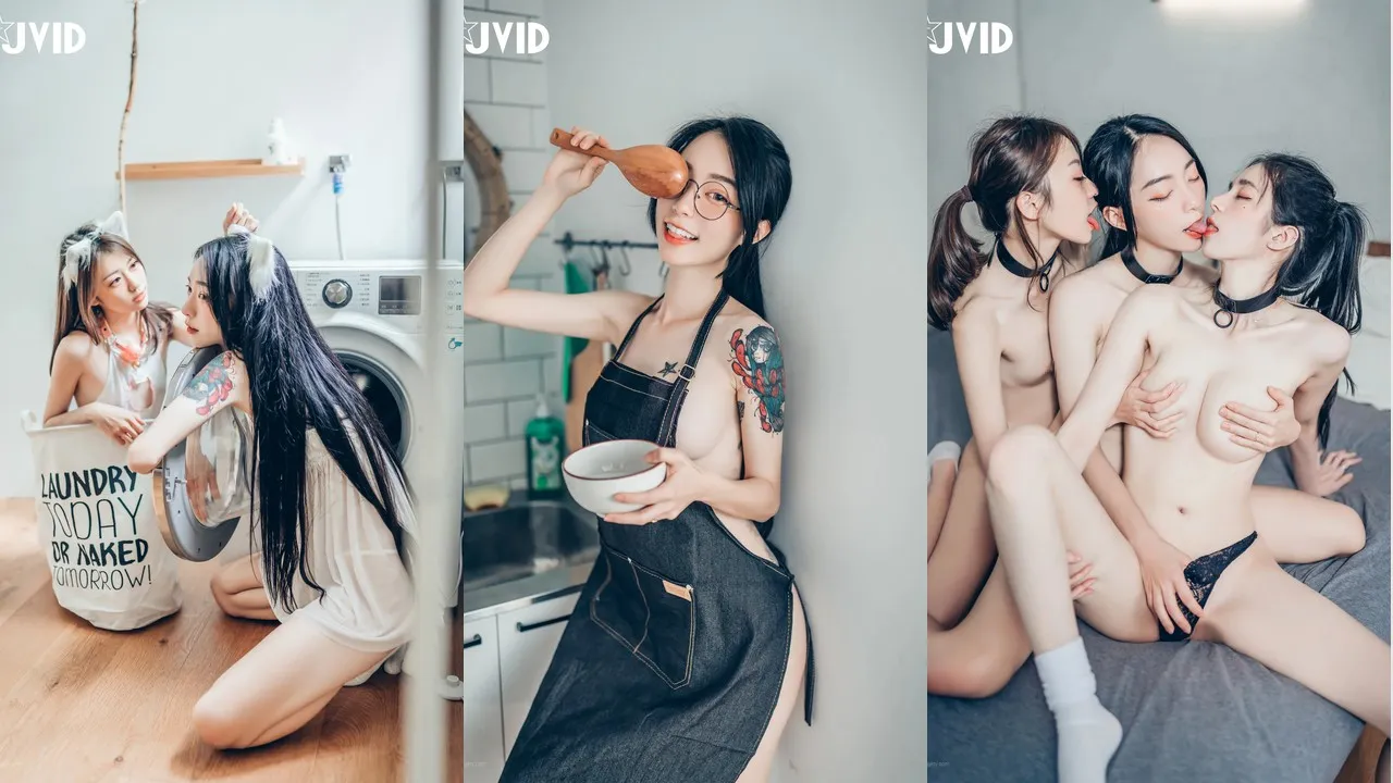 JVID 辰辰 妍妍 飘飘哥 – 宅女与猫咪 [1V162P_60.85MB]